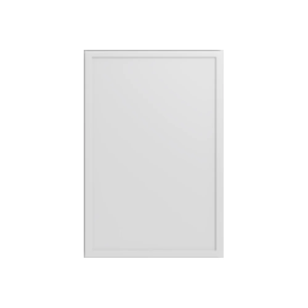 60 Inch White Slim Shaker Single Sink Bathroom Vanity with Drawers