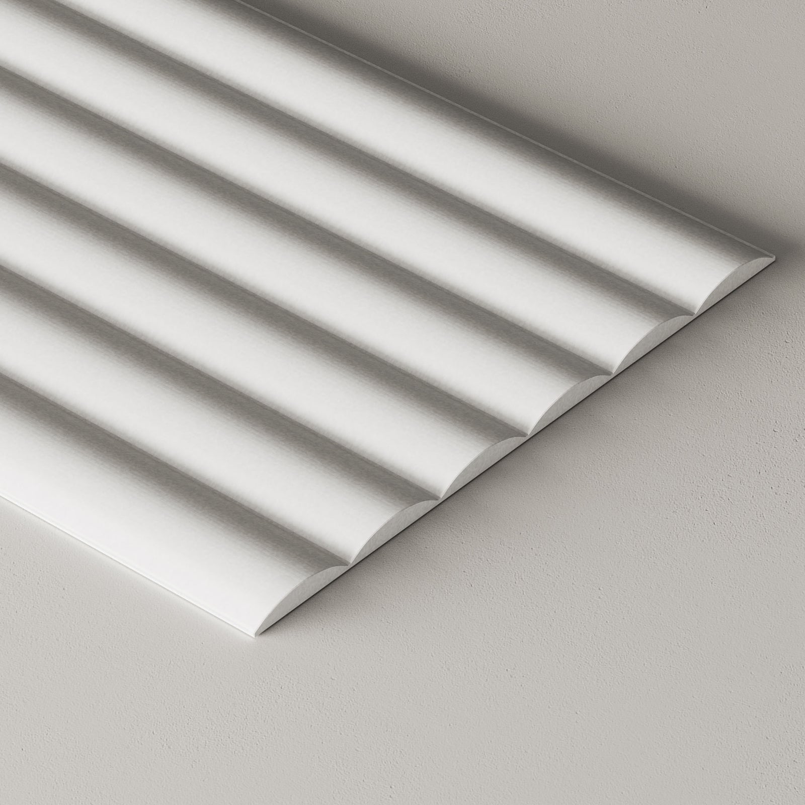 Paintable Wide Ribbed Wall Panels