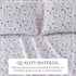 4 Piece Watercolor Floral Microfiber Sheet - Delia Collection