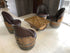 Barrel Coffee Table With Removable Glass Top - Wine/Whiskey/Bourbon Barrel Storage Table - Rustic Furniture