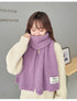 Winter Simple Soft Colorful Knitted Wool Scarf Solid Warm Scarves Lightweight Casual Couple Muffler Striped Elegant Hijab Cashmere Scarf Neck Scarf Christmas Gift For  Women