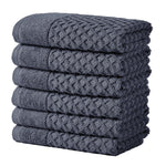 Cotton Diamond Waffle Weave Bath Towel Set - Grayson Collection