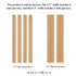 Wood Slat Room Divider