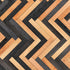 Modern Design Wooden Zigzag Panel Wallpaper Mural. #6736