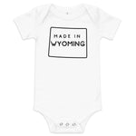 Wyoming Baby Onesie Soft Cotton Newborn Outfit