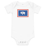 Wyoming Flag Baby Onesie Newborn Bodysuit up to 18 Months