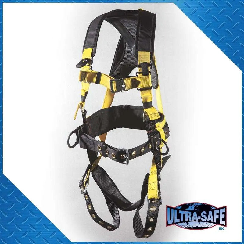 Full Body Harness w/ X-Pad, Quick Release Chest, Trauma Pad