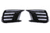 OLM Clear Tri-Bar Fog Light Bezel - 2018-2021 Subaru STI / 2018 WRX