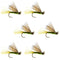 Olive X Caddis Emerging Caddis Adult Trout Dry Fly - 6 Flies Hook Size 14
