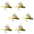 Olive X Caddis Emerging Caddis Adult Trout Dry Fly - 6 Flies Hook Size 18