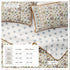 Floral Boho Printed Cotton Quilt Set - Indira Collection