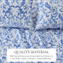 4 Piece Watercolor Floral Microfiber Sheet - Delia Collection