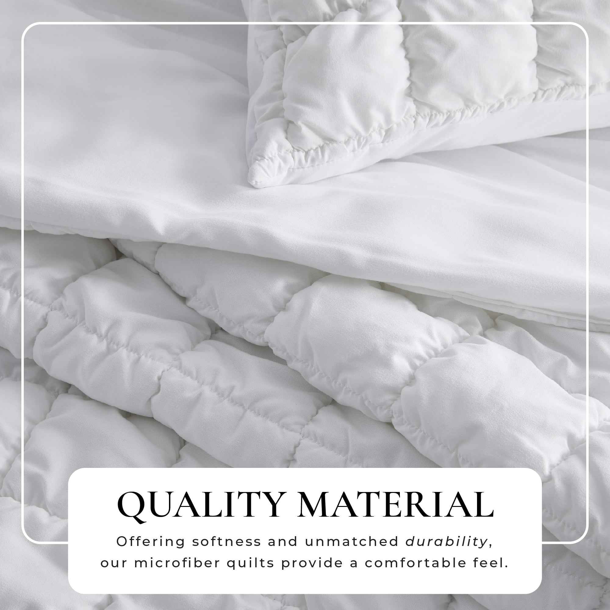 Puff Marshmallow Texture Quilt Set - Marshmallow Collection