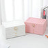 PU Leather Jewelry Box Organizer Multi Layer Jewelry Storage Case with Compartments