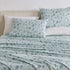 4 Piece Watercolor Floral Microfiber Sheet - Delia Collection