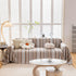 Modern Minimalist Sofa Throw Cover Cotton Knit Throws for Couch Scratch Proof Couch Cover