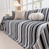 Modern Minimalist Sofa Throw Cover Cotton Knit Throws for Couch Scratch Proof Couch Cover