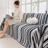 Modern Minimalist Sofa Throw Cover Cotton Knit Throws for Couch Scratch Proof Couch Cover