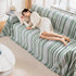 Modern Minimalist Sofa Throw Cover Cotton Knit Throws for Couch Scratch Proof Couch Cover