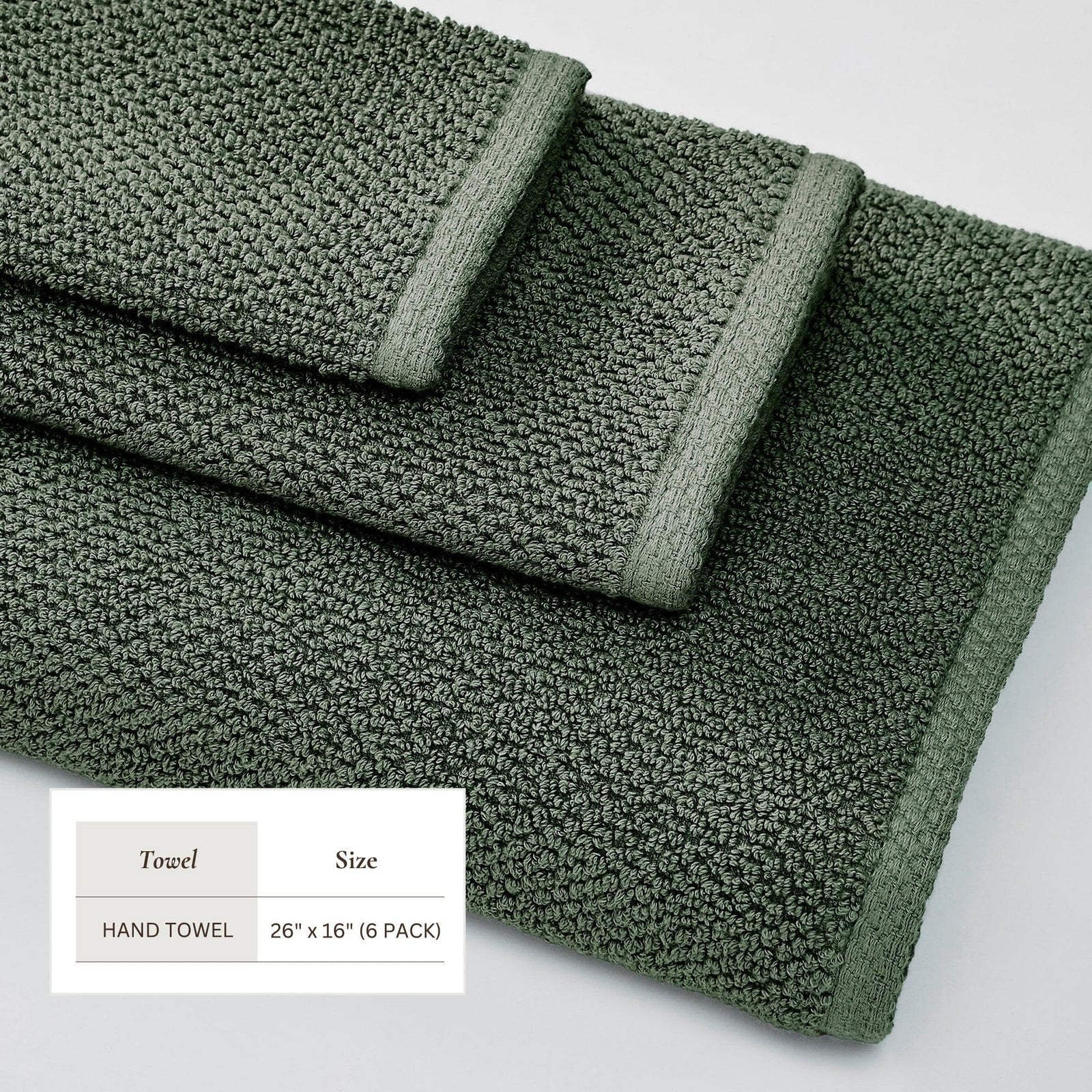 Cotton Textured Bath Towel Set - Acacia Collection