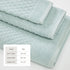 Cotton Diamond Waffle Weave Bath Towel Set - Grayson Collection