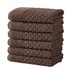 Cotton Diamond Waffle Weave Bath Towel Set - Grayson Collection