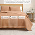 100% Cotton Honeycomb Waffle Garment Washed Quilt Set - Genevieve Collection