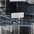 ZLINE 24" Autograph Dishwasher, White Door, Black Handle, DWVZ-WM-24-MB