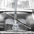 ZLINE 24" Autograph Dishwasher, White Door, Black Handle, DWVZ-WM-24-MB