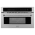 ZLINE Kitchen Package Refrigerator, Rangetop, Wall Oven, Microwave 4KPR-RT36-MWAWS