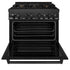 ZLINE 36 " Kitchen Package Range , Range Hood , Microwave  , Dishwasher ,  4KP-RABRH36-MWDW