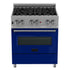 ZLINE 30" Bundle Range RAS-BG-30 & Range Hood 8654BG-30, 2KP-RASBGRH30