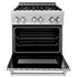 ZLINE 30" Bundle Range RAS-SN-30 & Range Hood 8654SN-30, 2KP-RASSNRH30