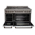 ZLINE 48" Bundle Range RAS-WM-48 & Range Hood 8654WM-48, 2KP-RASWMRH48
