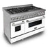 ZLINE 48" Bundle Range RAS-WM-48 & Range Hood 8654WM-48, 2KP-RASWMRH48