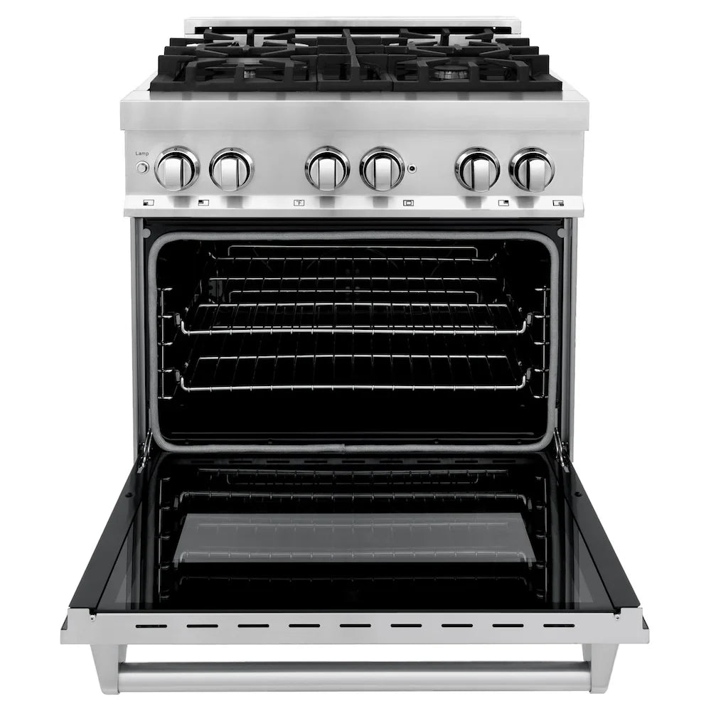 ZLINE Kitchen Package with Refrigerator, Range, Microwave, 3KPR-RAOTRH30