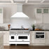 ZLINE 48" Autograph DuraSnow White Stainless Wall Range Hood 8654SNX-WM-48