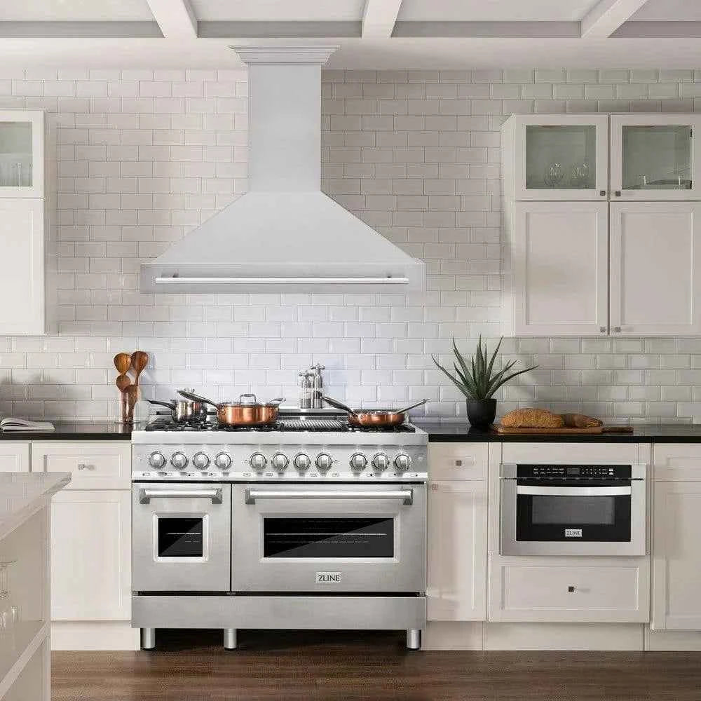 ZLINE 48" Autograph Stainless Steel Wall Range Hood, 8654STX-48