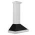 ZLINE 30" Stainless Range Hood Shell, Stainless Handle KB4STX-BLM-30