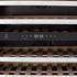 ZLINE 24" Autograph Edition Dual Zone 44-Bottle Wine Cooler in Stainless Steel with Wood Shelf and Champagne Bronze Accents RWV-UD-24-CB