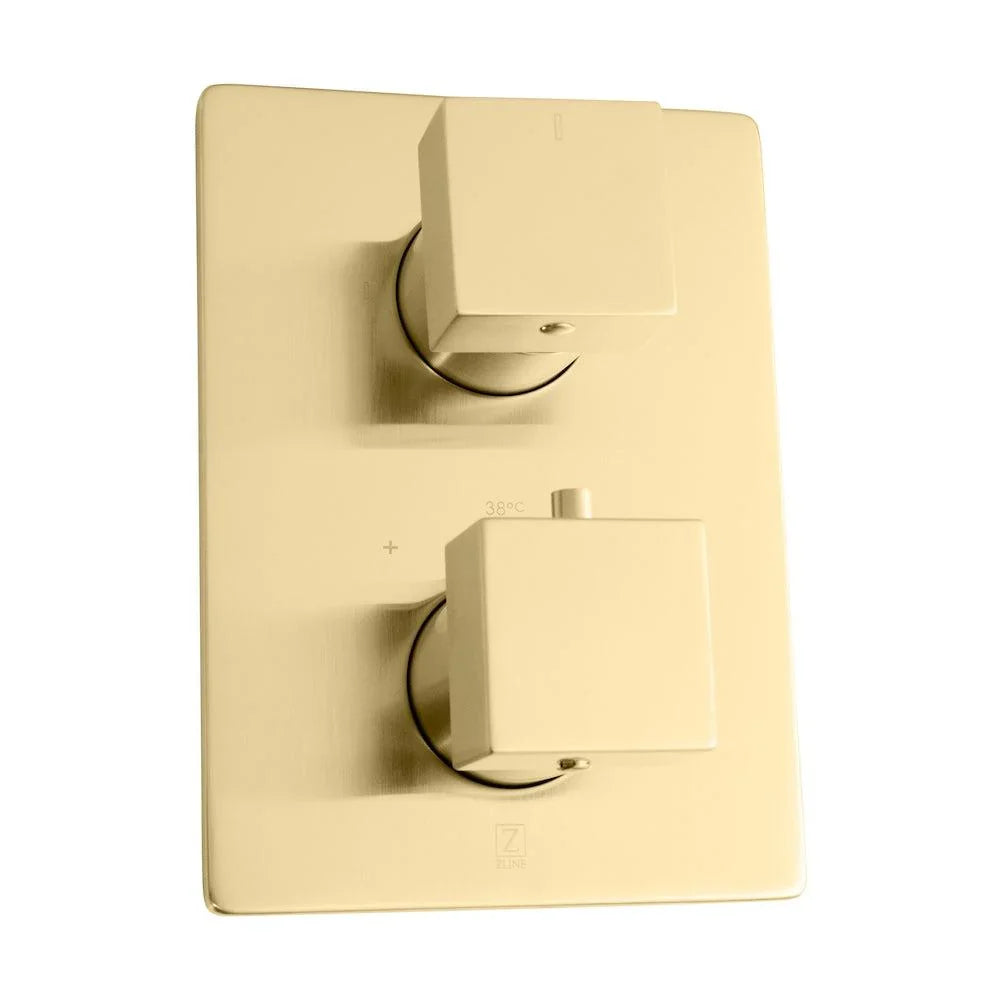 ZLINE Crystal Bay Thermostatic Shower System with Body Jets CBY-SHS-T3-CB