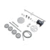 ZLINE Emerald Bay Thermostatic Shower System with Body Jets EMBY-SHS-T3-CH