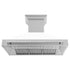ZLINE 48" Autograph DuraSnow White Stainless Wall Range Hood 8654SNX-WM-48
