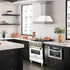 ZLINE 30" Autograph Stainless Wall Range Hood, White, 8654STZ-WM30-G