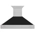 ZLINE 48" Autograph DuraSnow Black Matt Wall Range Hood 8654SNX-BLM-48