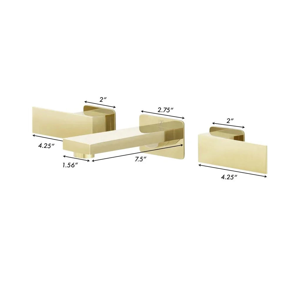 ZLINE Bliss Wall Mount Bath Faucet, BLS-BFW-PG