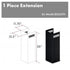 ZLINE 1-36 in. Chimney Extension for 9 ft. to 10 ft. Ceilings ,1PCEXT-BS655N