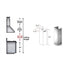 ZLINE 1 Piece Chimney Extension for 10ft. Ceiling, 1PCEXT-KZ