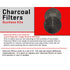 ZLINE 1 Set Charcoal Filters for Range Hoods w/Recirculating Option, CF1-587/597/9597