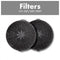 ZLINE 1 Set Charcoal Filters for Range Hoods w/Recirculating Option, CF1-587/597/9597